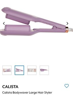 Calista Large Body Wave Hair Styler - Vintage Violet Lavender Color  NWB